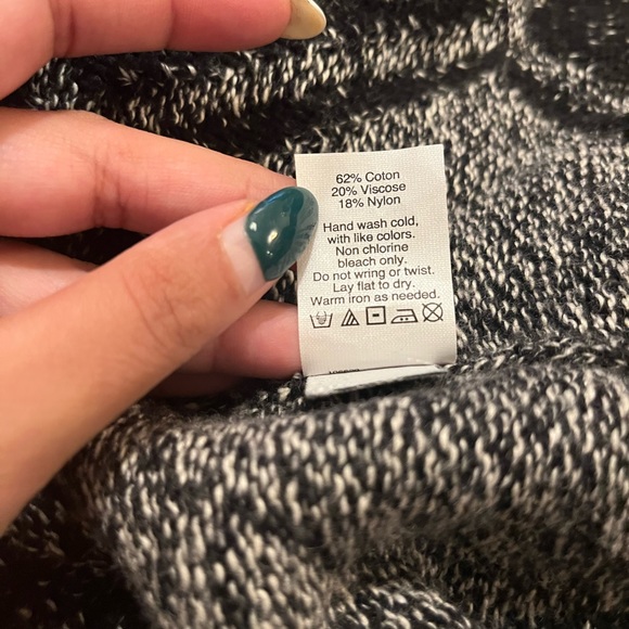 Madewell All Angles batwing diamond print cardigan - Picture 6 of 7